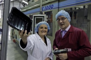 Karen O'Connor, Datapac and Robert Byrne, Holfeld Plastics.