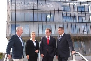 Adrian Doyle, Wexford County Council; Suzanne Brady, Datapac; Ray Byrne, Datapac and Peter O'Connor, Wexford County Council