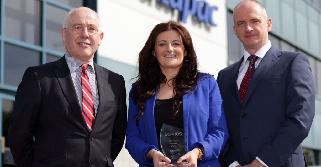 Datapac awarded Sophos Irish Partner of the Year for 2014 as it quadruples new business - Post Image